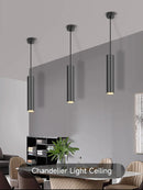 Axyaa Long Tube LED Pendant Chandelier for Home and Kitchen