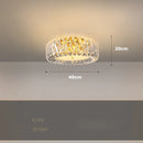 Large Crystal Axyaa LED Chandelier for Living Room & Bedroom Ceiling Lighting