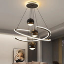 Axyaa Modern Pendant Chandeliers for Living Room Dining Room | Indoor LED Hanging Light