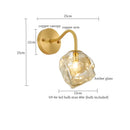 Axyaa Amber Glass LED Wall Lights - Japanese Vintage Wandlamp