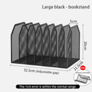 Axyaa Mesh File Organizer for Desk | Vertical Office Document Holder | 7-Section Heavy-Duty Sorter