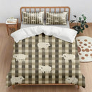 Axyaa Cartoon Animal Print Quilt Cover Set - Digital Printing (Quilt Cover + Pillowcase)