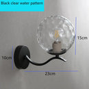 Axyaa Nordic Glass Wall Lamp Modern Minimalist Living Bedroom Light