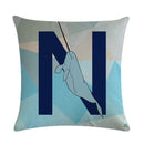 Axyaa Animal Print Linen Pillowcase Set