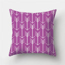 Axyaa Geometric Pattern Polyester Cushion Cover for Sofa Decor or Throw Pillow