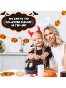 Axyaa Pumpkin Wooden Bead Garland & Felt Wall Decor - Fall Themed Hanging Banner