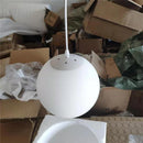 Axya Modern 3-Head 5-Head Glass Ball Pendant Light for Industrial Home Lighting