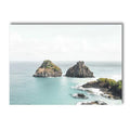 Axyaa Beach Vibes Canvas Poster: Starfish Shell Palm Tree Wall Art Print