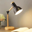 Axyaa Nordic Wooden Table Lamp with LED for Home Decor