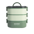 Axyaa Kids Bento Box Set - Leakproof Food Container for School, Travel, Picnic