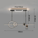 Axyaa Modern Ceiling Fan with LED Light & Control - Bedroom & Living Room Lighting
