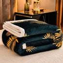 Axyaa Warmth Blanket: Soft Thicken Lamb's Wool Velvet Sofa Throw