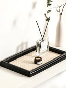 Axya Vintage Leather Tray for Living Room, Entryway, Sundry Storage, and Jewelry Display.