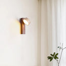 Axyaa Yellow Cave Stone Wall Lamp: Nordic Wabi Sabi Style LED Sconce