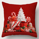 Axyaa Christmas 3D Pattern Pillow Cover for Sofa, Bedroom, Car