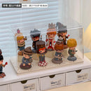 Axyaa Action Figure Acrylic Display Case: Clear, Dustproof, Stackable Organizer Box