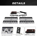 Axyaa Car LED Grid Strobe Light with Remote Control for Emergency Warning Beacons