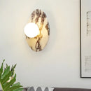 Axyaa Striped Marble LED Wall Lamps - Modern Nordic Living Room & Bedroom Lighting