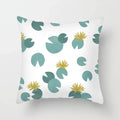 Axyaa Sea Turtle & Bird Pillowcase - Single Print Sofa Case for Children's Bedroom