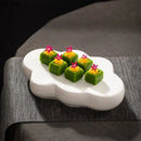 Axyaa Ceramic Cloud Dinner Plate Set