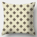 Axyaa Geometric Texture Cushion Cover 45x45cm Polyester Decorative Pillow Cover