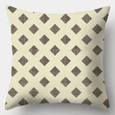 Axyaa Geometric Texture Cushion Cover 45x45cm Polyester Decorative Pillow Cover