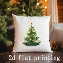 Axyaa Christmas Print Pillow Cover for Sofa Bedroom Car Decor