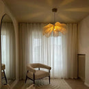 Axyaa Fabric Ceiling Pendant Light - Wabi Sabi Japan Chandelier