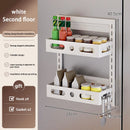 Axyaa Magnetic Fridge Shelf Paper Tube Spice Storage Rack