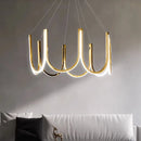 Axyaa Modern Indoor Pendant Lights LED Chandeliers for Dining & Living Room