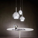 Luxury Glass Bubble Pendant Lights by Axyaa: Elegant Chandeliers for Home Decor