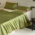 Axyaa Mulberry Silk Bedding Set Duvet Cover Flat Sheet Pillowcase Twin King Queen Size