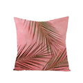 Axyaa Green Leaf Linen Pillow Cover - Stylish Sofa Decor & Home Accent