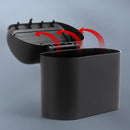 Axyaa Car Clamshell Trash Organizer: Convenient Universal Storage Box for Vehicle Garbage