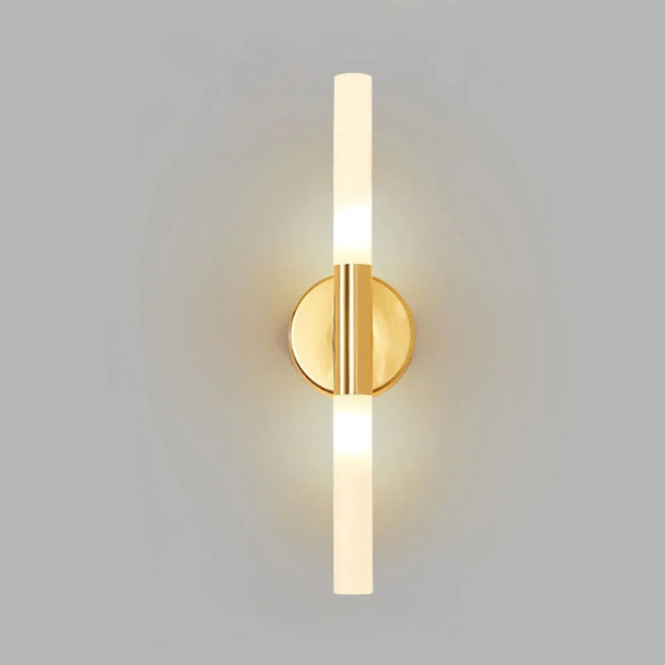 Axyaa Nordic Gold Wall Lamps: Black Metal, Indoor Up-Down Lighting for Bedroom, Bathroom Mirror and Home Decor