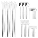 Axyaa Mint Gold Cutlery Set Stainless Steel Silverware Kitchen Tableware
