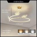 Axyaa Modern Butterfly Chandelier LED Pendant Light for Minimalist Living Room