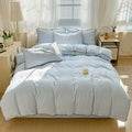 Axyaa Silk Soft Satin Jacquard 4-Piece Bed Sheet Set