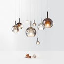 Axyaa Luxury Bubble Glass Pendant Lights for Restaurant, Staircases, & Bedside Chandeliers