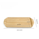 Axyaa Wooden Bread Cake Tray for Kitchen Storage and Serving