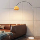 Axyaa Stainless Steel LED Floor Lamp for Modern Living, Dining, and Bedroom Decor