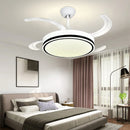 Axyaa LED Fan Lamp: Modern Invisible Chandelier for Living Room, Bedroom & Dining Room