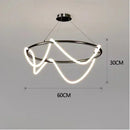 Axyaa Minimalist LED Pendant Chandelier for Dining Table and Bar Counter