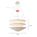 Axyaa Scandinavian Paper Pendant Ceiling Light for Living Room Kitchen