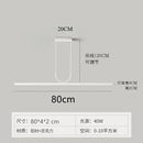 Axyaa Black LED Ceiling Chandelier for Kitchen Dining Room Island - Modern Home Decor