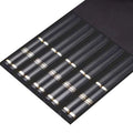 Axyaa Metal Chopsticks Set: Japanese & Chinese Sushi Alloy Non-slip Reusable Sticks