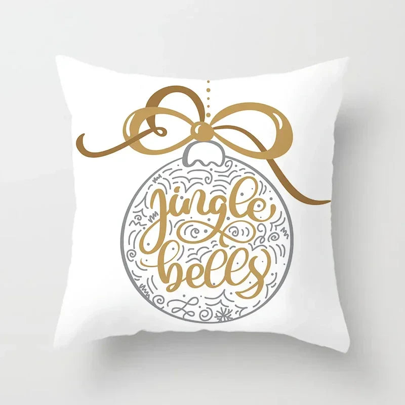 Axyaa Christmas Printed Pillowcases - Festive Home Decor Items