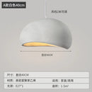 Axyaa Nordic Wabi Sabi Pendant Lamps LED Ceiling Chandelier for Modern Living Room