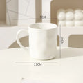 Axyaa Solid Color Ceramic Mug with Handle for Coffee, Tea, Juice - Large Capacity