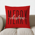Axyaa Snowman Wreath Christmas Decor Pillow Cover